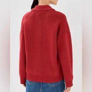 Reformation Brooklyn Cotton Polo Sweater XL